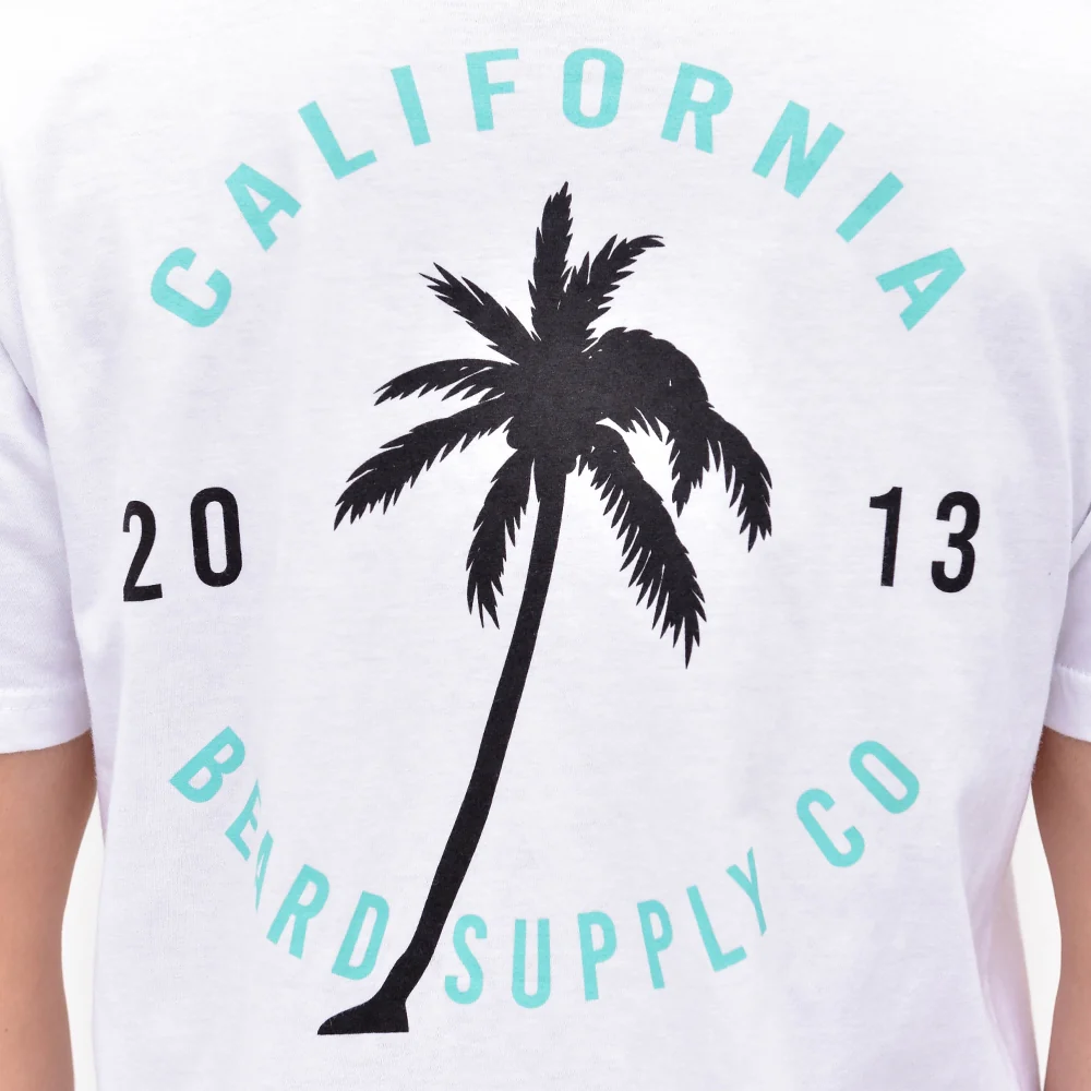 Palm Graphic Tee, White - Image 4