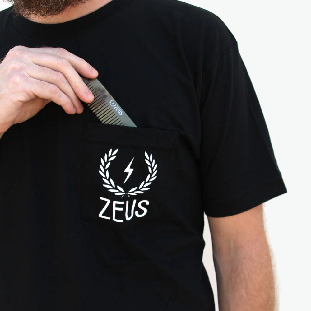 Classic Logo Pocket Tee, Black - Image 4