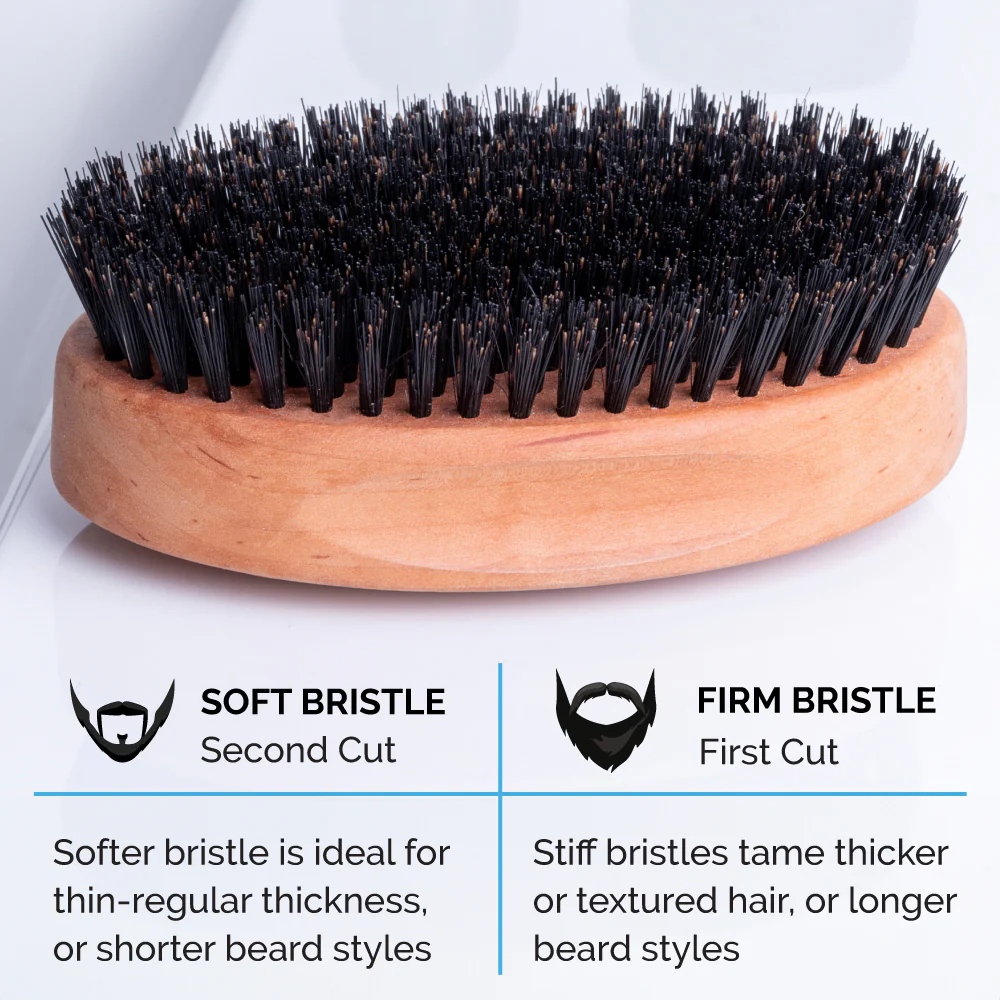 Military Brush + Bristle Cleaner, 100% Boar Bristle - Image 4