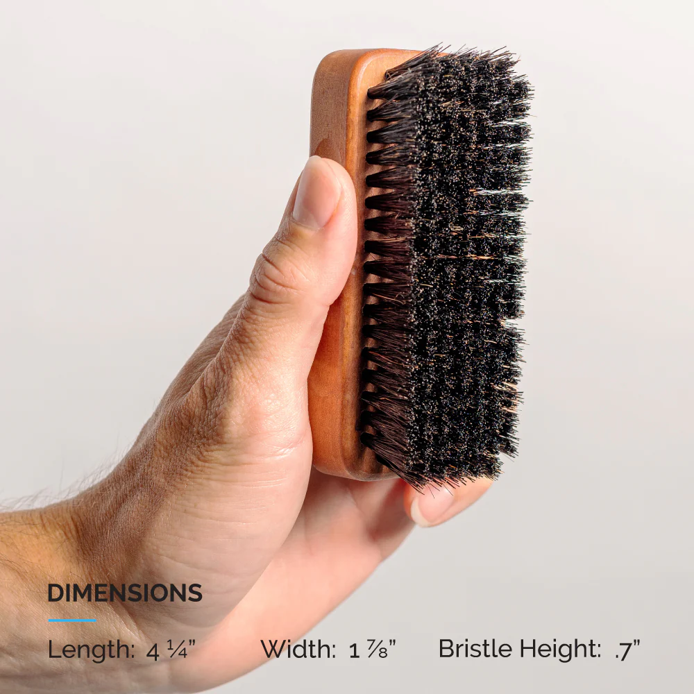 Palm Beard Brush, 100% Boar Bristle - G91/G92 - Image 6