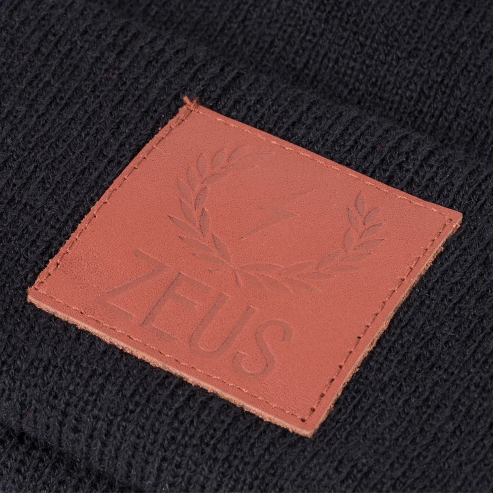 Relaxed Fit Knit Beanie, Black - Image 2