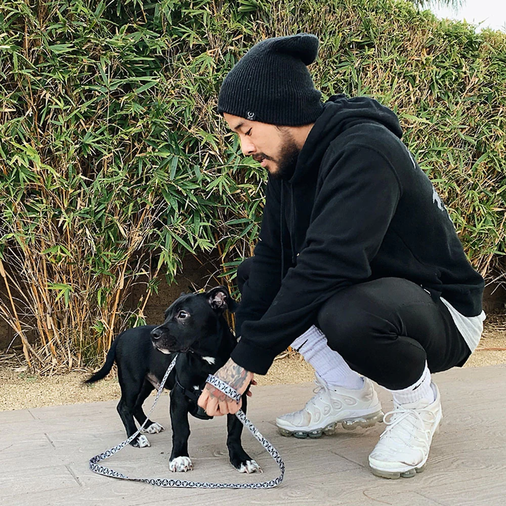 Ribbed Knit Beanie, Black - Image 3